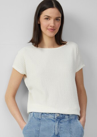 s.Oliver Shirt in Beige: voorkant