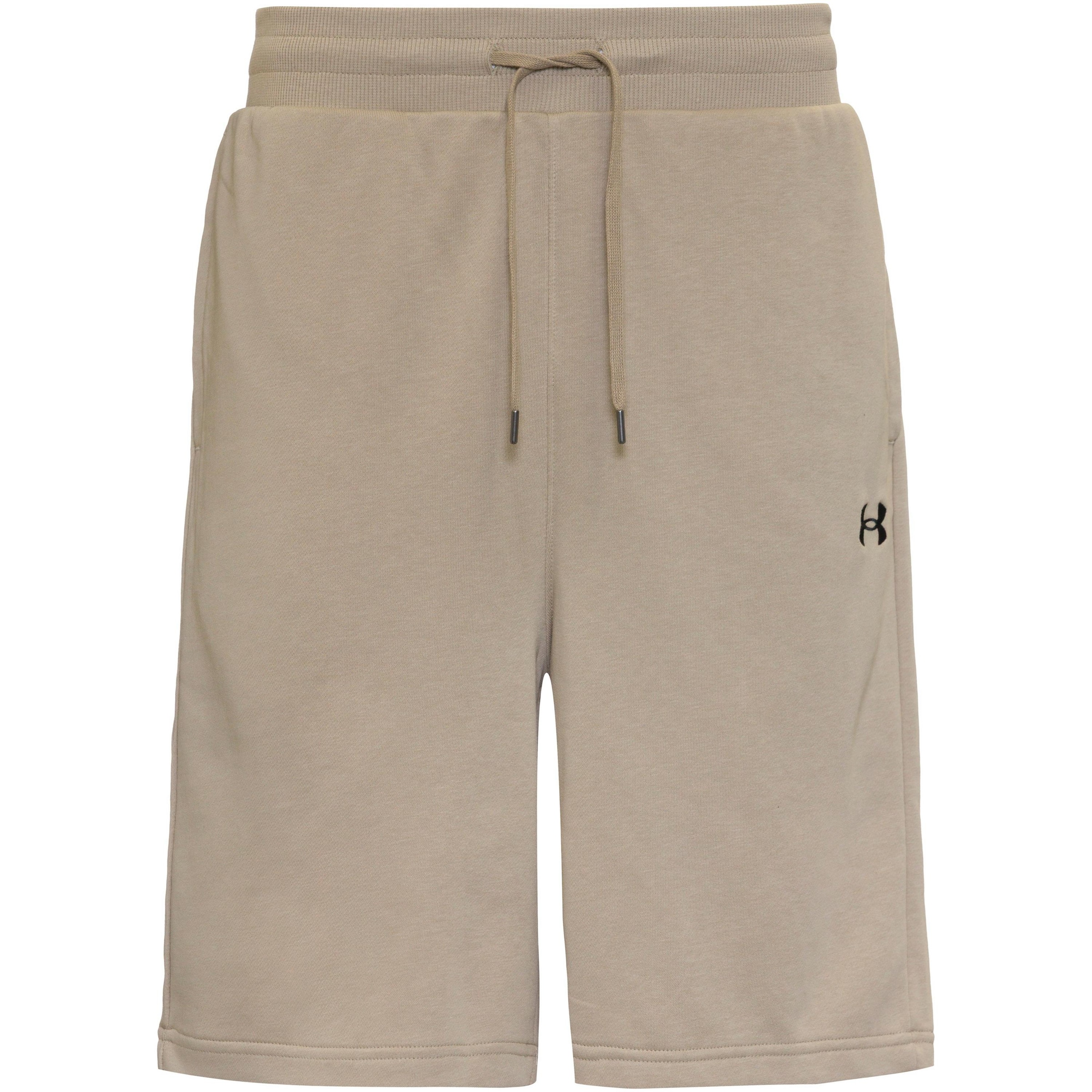 UNDER ARMOUR Loose fit Sports trousers 'Rival' in Brown: front