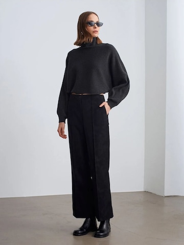 Wide Leg Pantalon Dilvin en noir