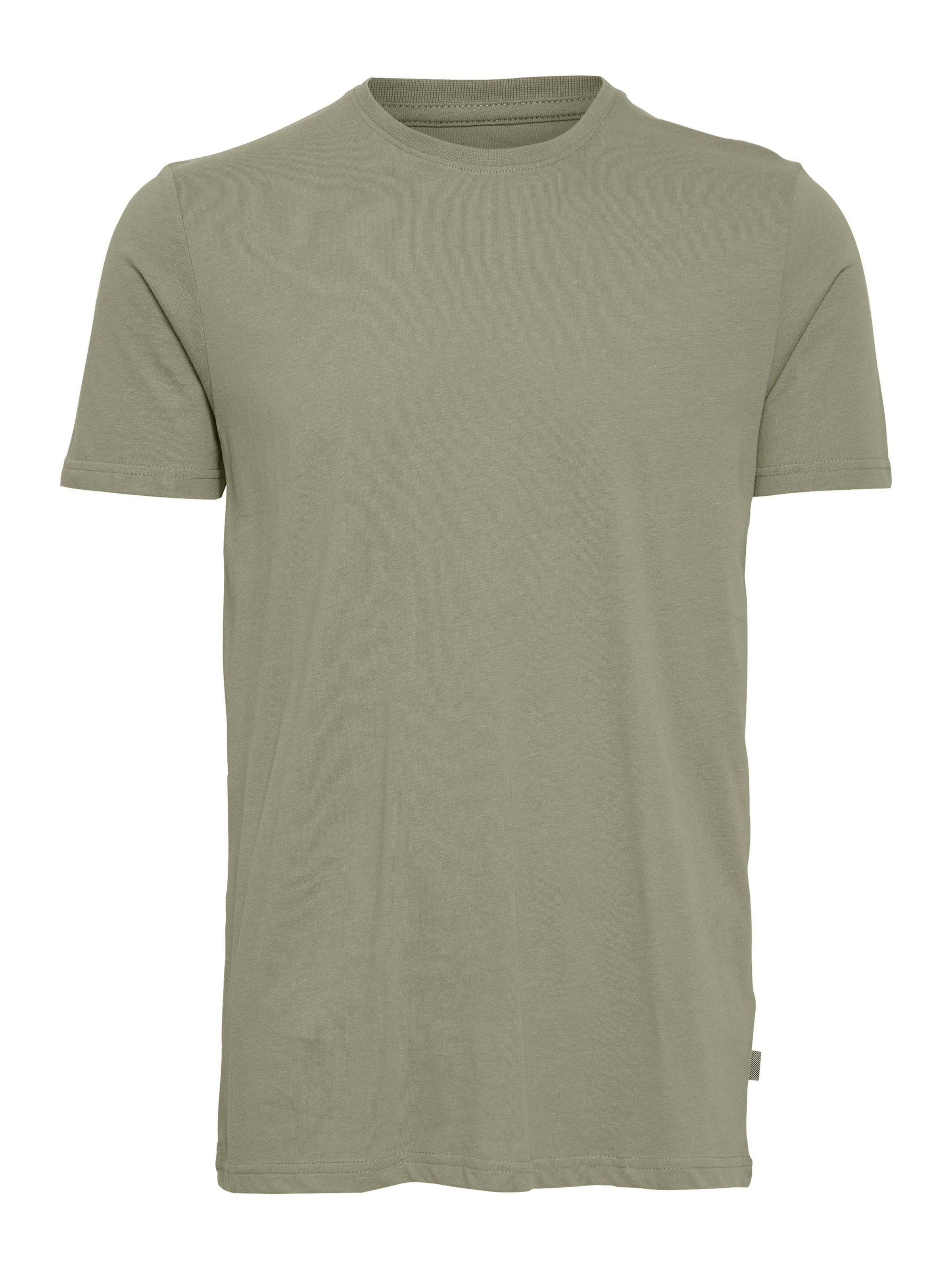 !Solid T-Shirt 'Rock' in Grün: Vorderseite