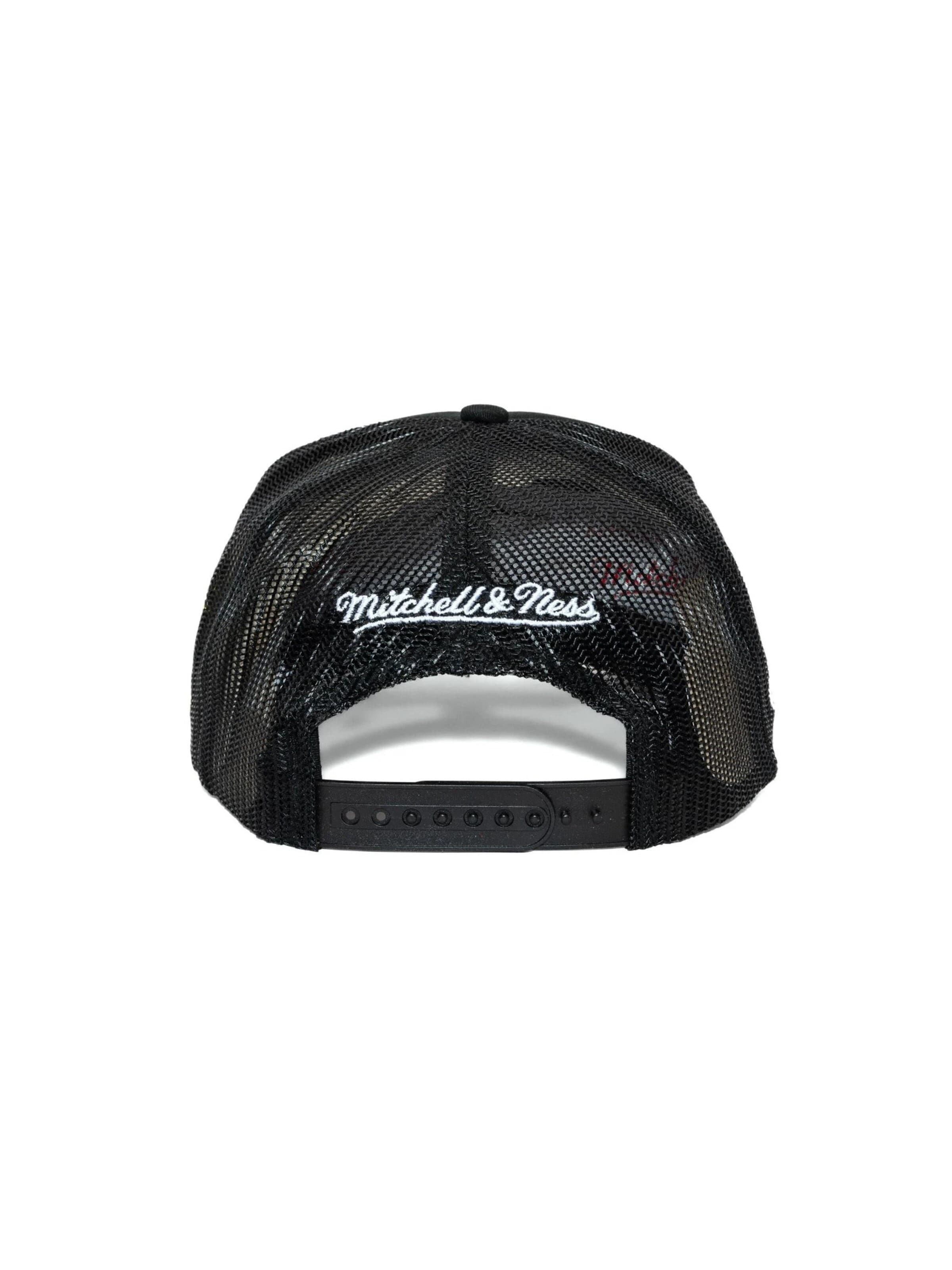 Casquette 'Gorra mitchell & ness negra golden state big champ trucker cap' Mitchell & Ness en noir