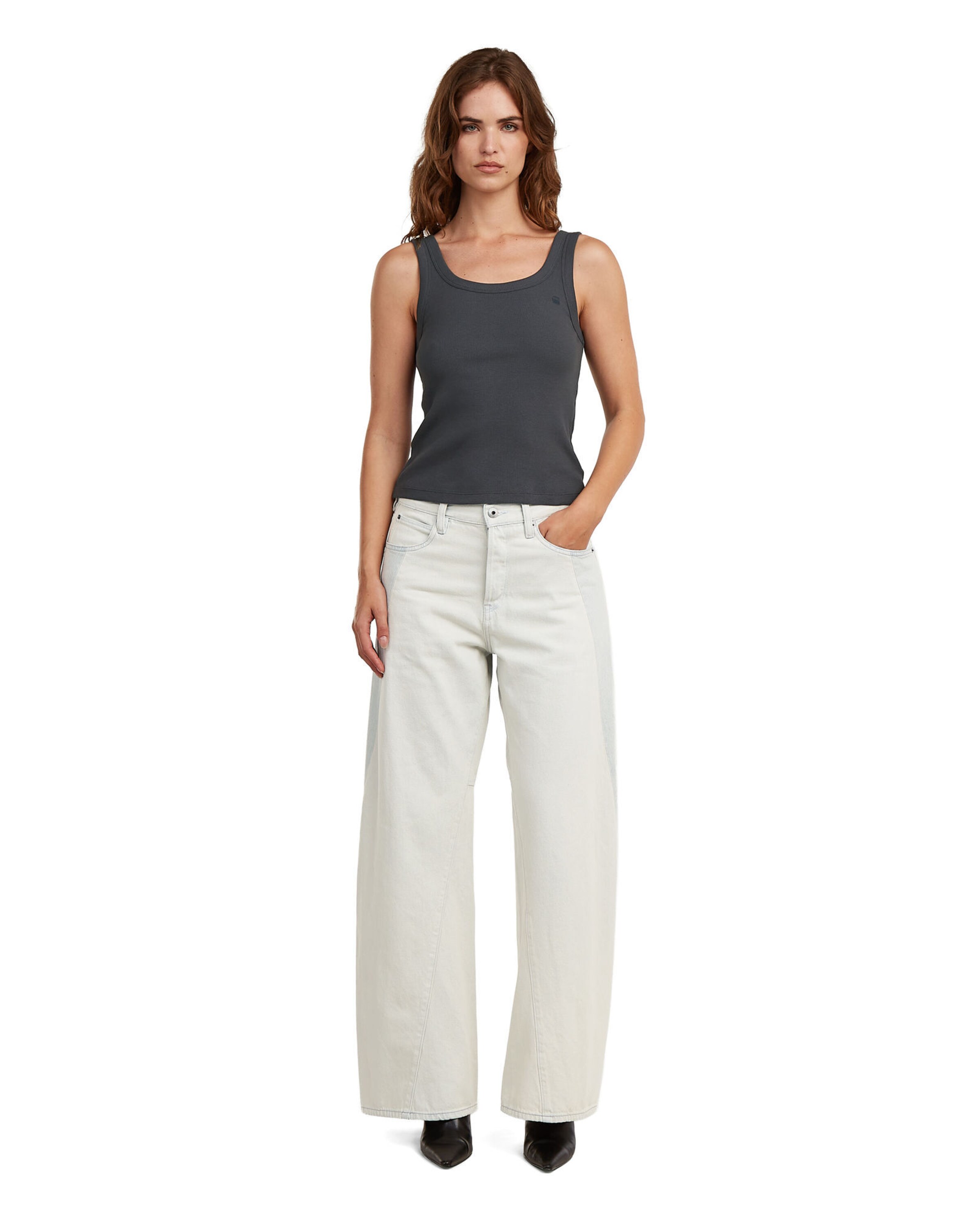 G-STAR Loose fit Jeans 'Contor Two-Tone Wide Jeans' in Blue: front