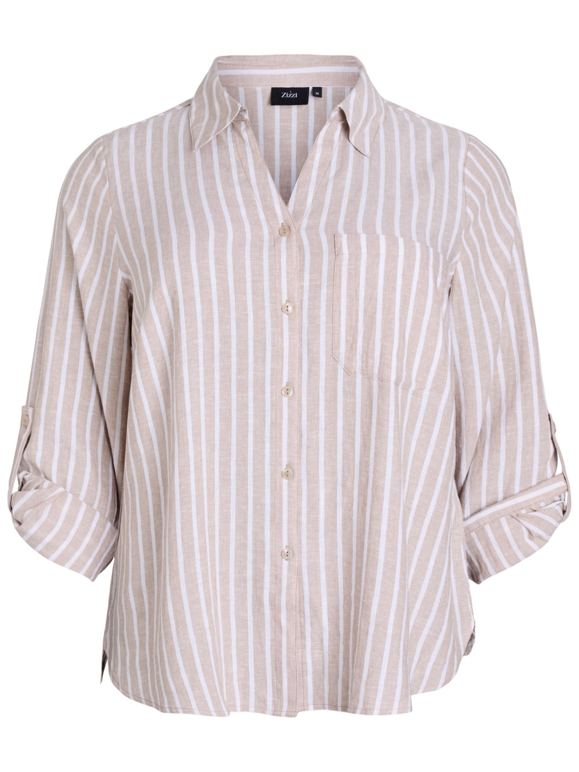 Chemisier 'Vlina' Zizzi en rose : devant