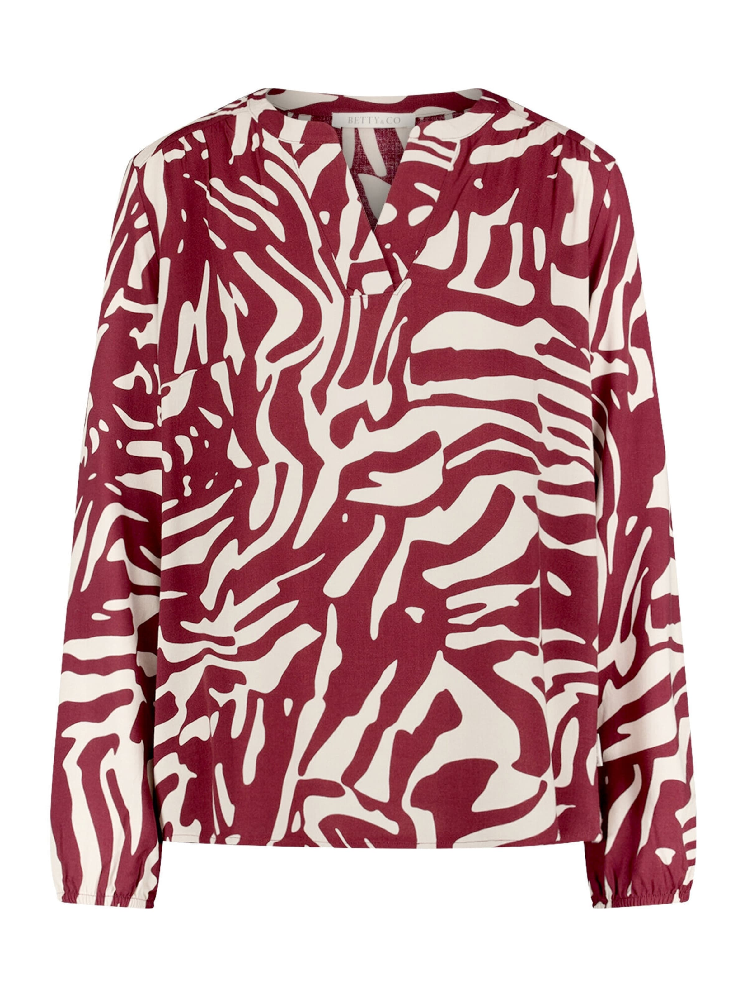 Chemisier Betty & Co en rouge : devant
