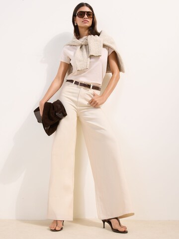 smėlio Friends Like These Plačios klešnės Džinsai