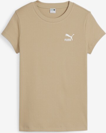 T-shirt fonctionnel PUMA en beige : devant