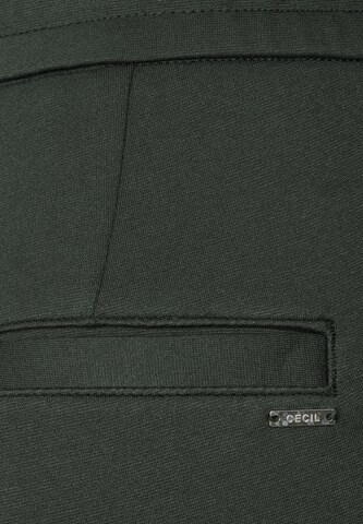 CECIL Slim fit Pants in Green