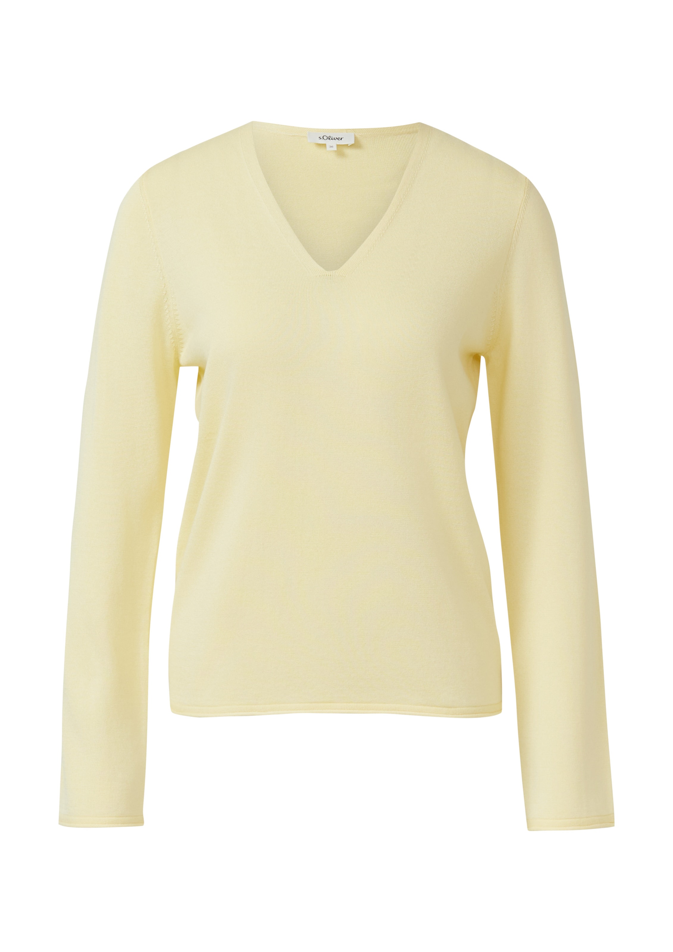 Pull-over s.Oliver en jaune : devant