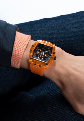 GUESS Analogt ur 'Phoenix' i orange