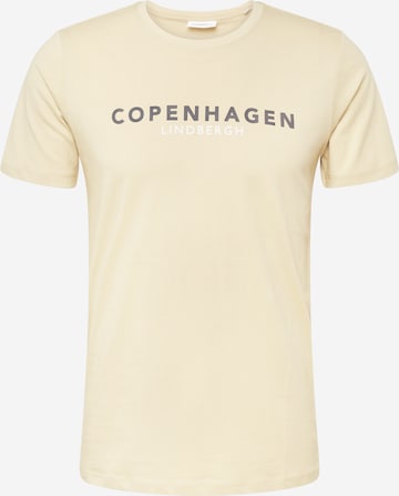 Maglietta di Lindbergh in beige: frontale