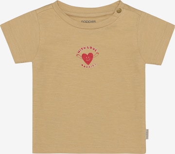 Noppies Shirt in Bruin: voorkant