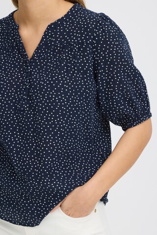Fransa Blouse 'Bobbi' in Blue