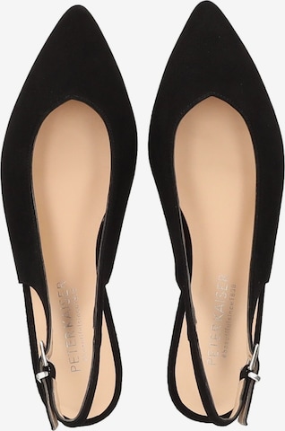 PETER KAISER Ballet Flats with Strap in Black