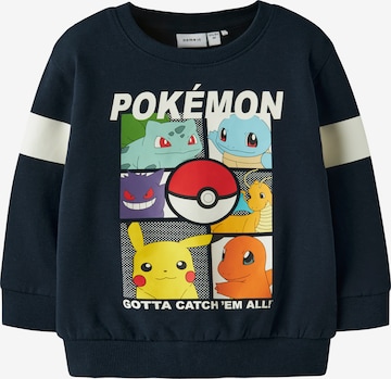 NAME IT Sweatshirt 'NMMJussy Pokemon' in Blue: front