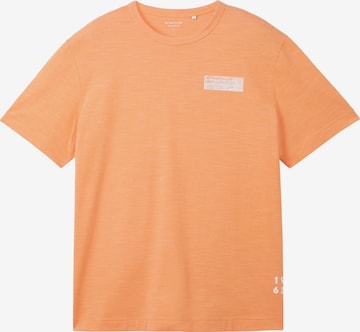 T-Shirt TOM TAILOR en orange : devant