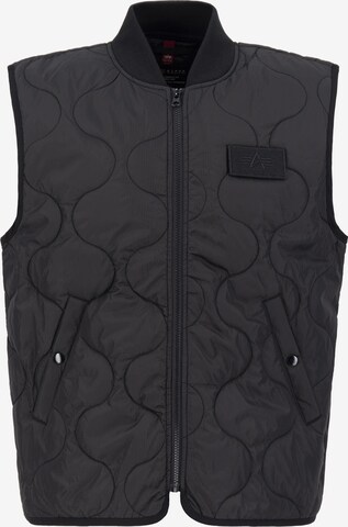 Gilet ALPHA INDUSTRIES en noir : devant