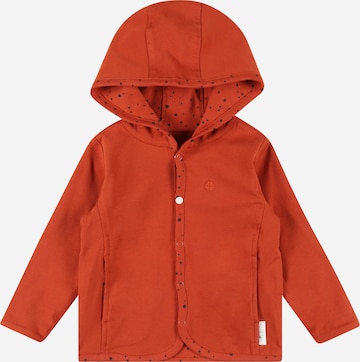 Noppies Zip-Up Hoodie 'Bonny' in Red: front