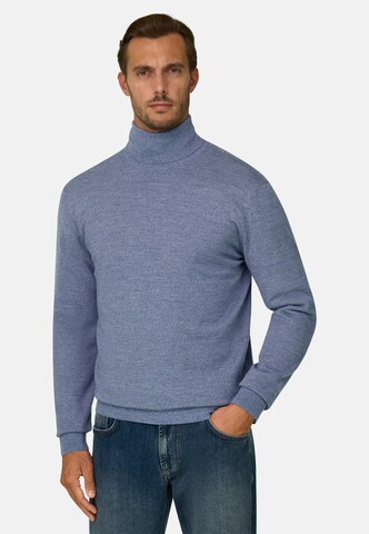Boggi Milano Sweter w kolorze niebieski: przód
