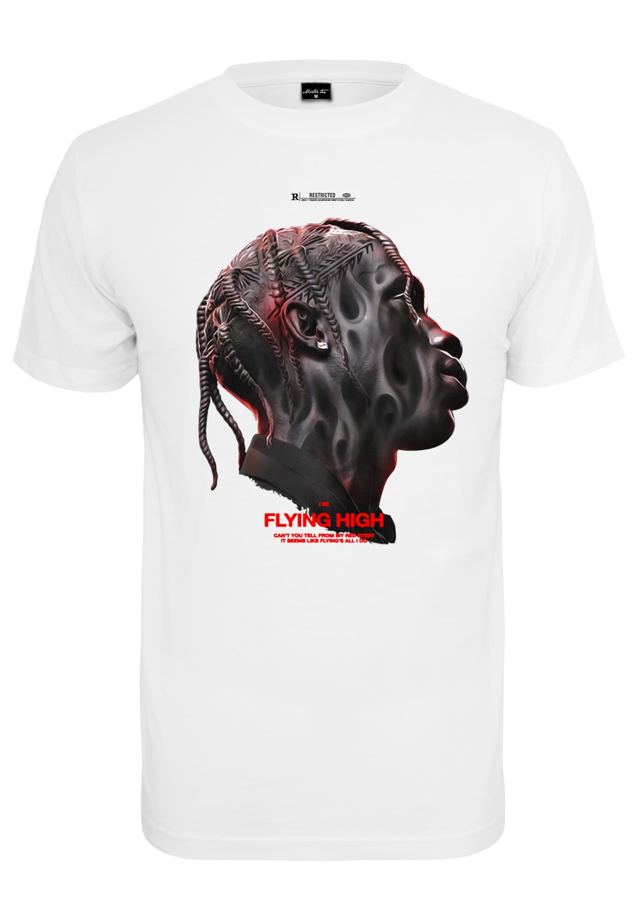 Mister Tee Tričko 'Flying High' – bílá: přední strana