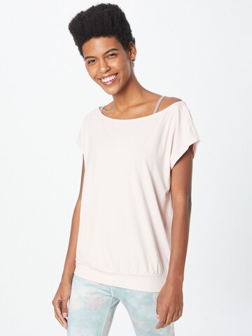 ESPRIT - Camiseta funcional en rosa: frente