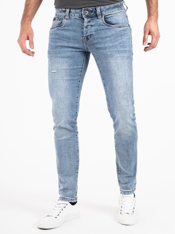 Slimfit Jeans ' München ' di Peak Time in blu: frontale