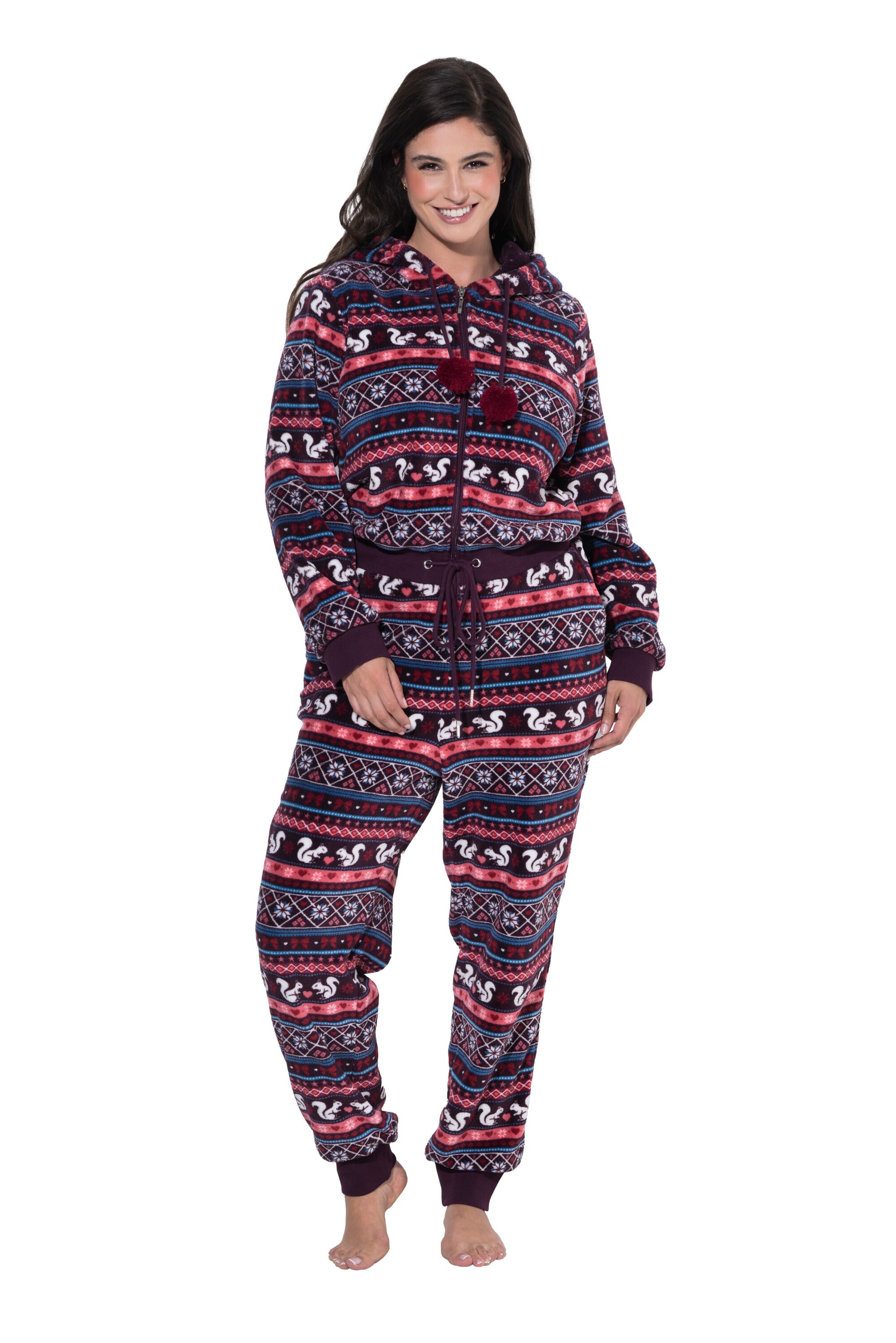 Ulla Popken Leisure suit in Purple: front