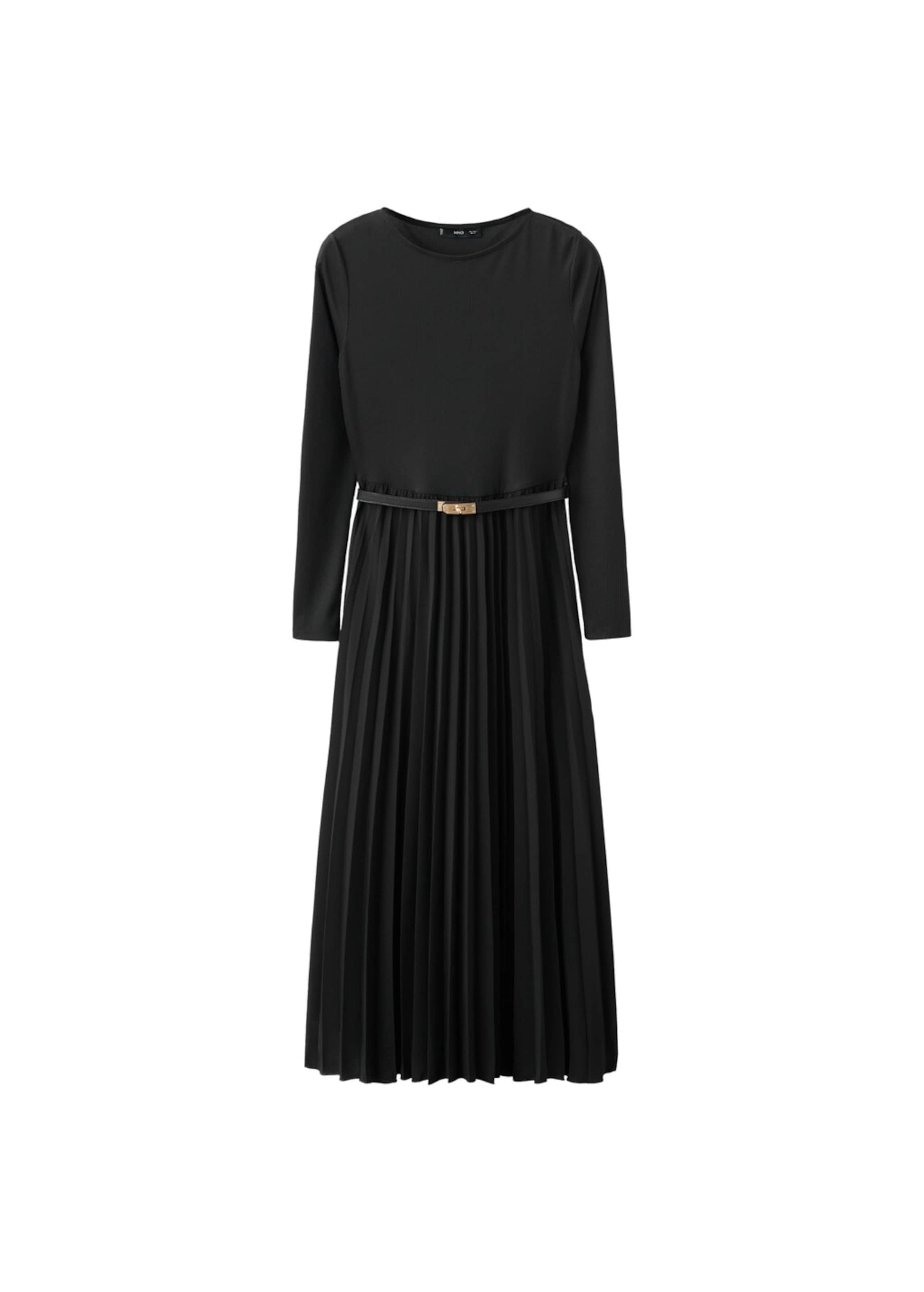 MANGO Kleid in Schwarz: Vorderseite