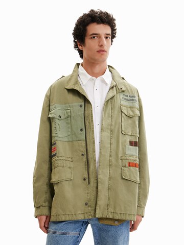 Desigual Демисезонная куртка 'Amaru' в Зеленый: спереди