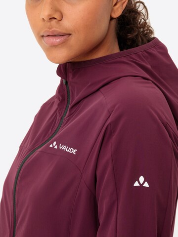 VAUDE Sports jacket 'Moab' in Red