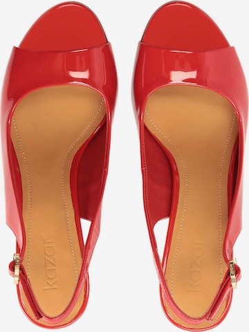 Sandales Kazar en rouge