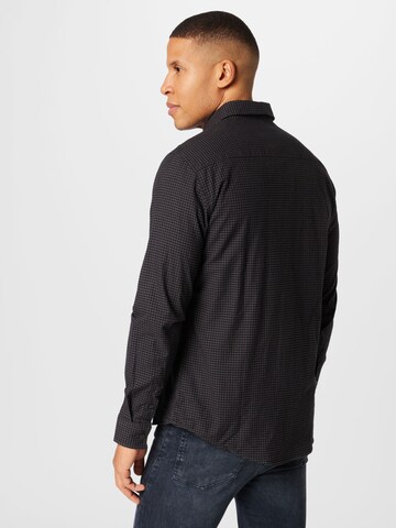 Casual Friday Regular fit Button Up Shirt 'Anton' in Black