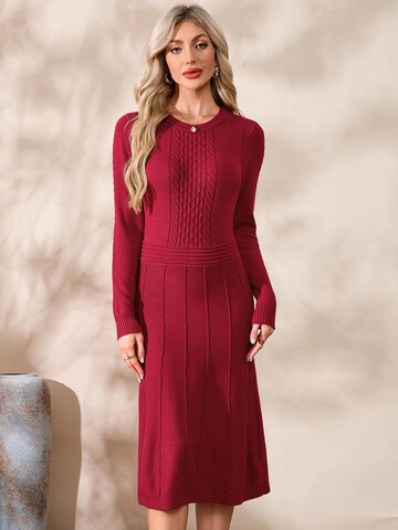 Yesfashion Strickkleid‌ in Rot