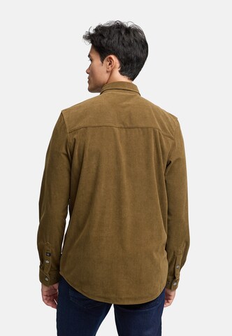 Coupe regular Chemise 'INNemoto' INDICODE JEANS en vert