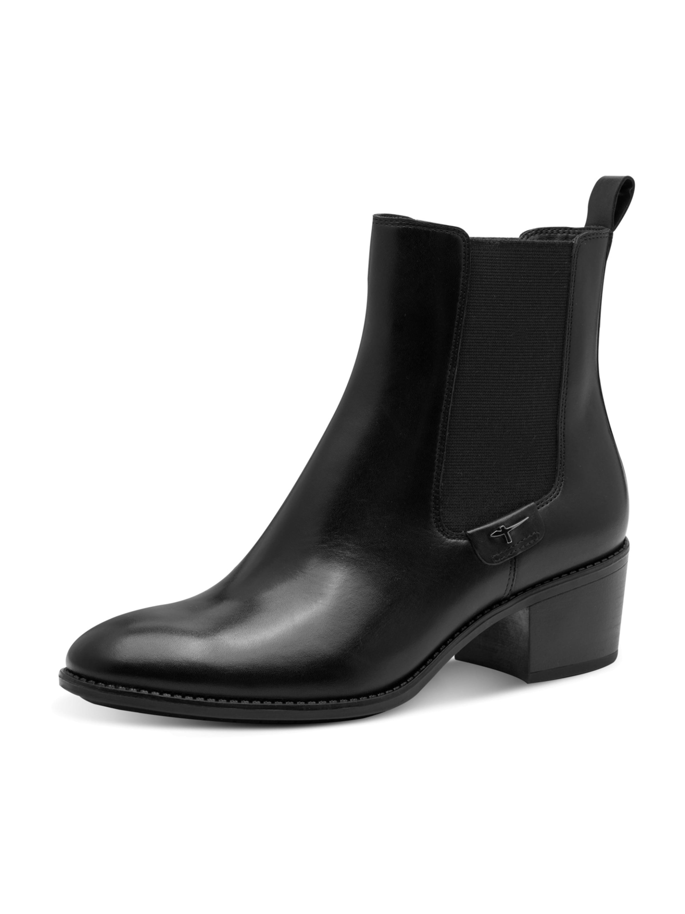 Tamaris Chelsea boots i svart: framsida