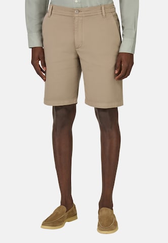 Boggi Milano Slimfit Broek in Grijs: voorkant