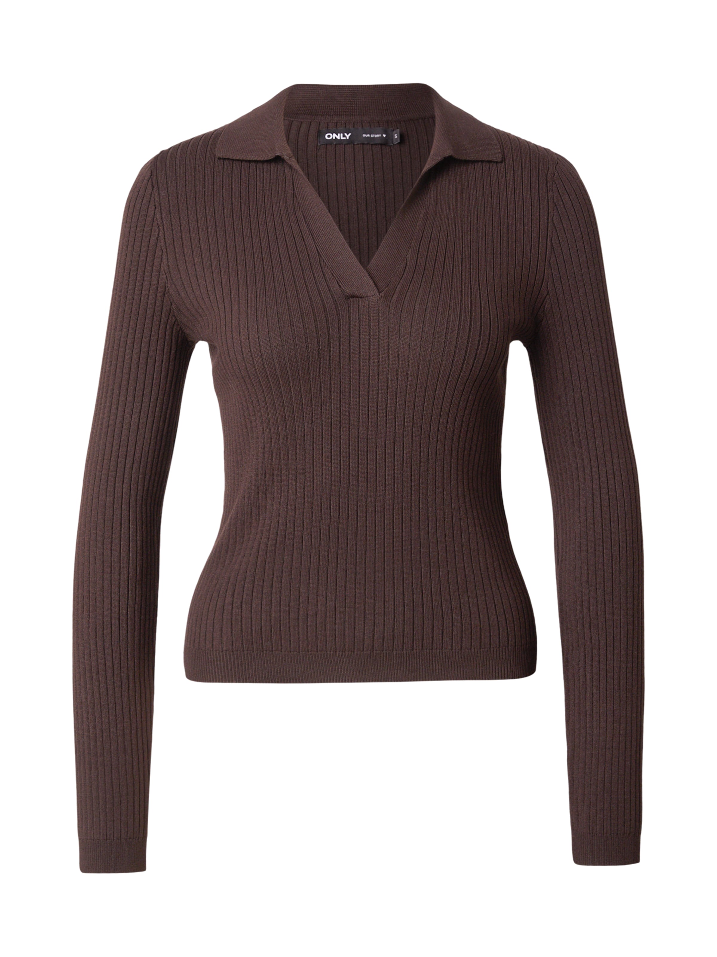 ONLY Pull-over 'ONLKaya' en chocolat, Vue avec produit