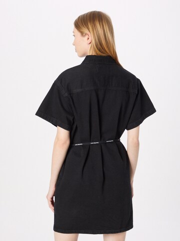 Calvin Klein Jeans Shirt Dress in Black