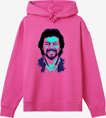 Sweat-shirt 'TV Times Jeremy Beadle 1982 Pop Art' F4NT4STIC en rose : devant