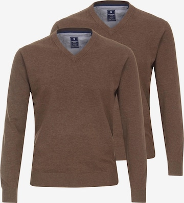 redmond Sweater 'Basic' in Brown: front