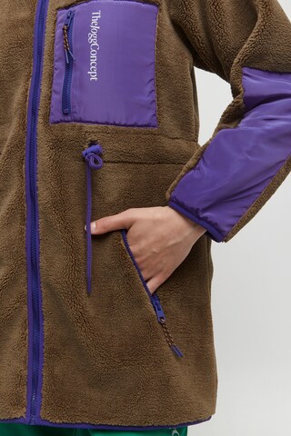 The Jogg Concept Fleece Jacket 'BIBI' in Brown