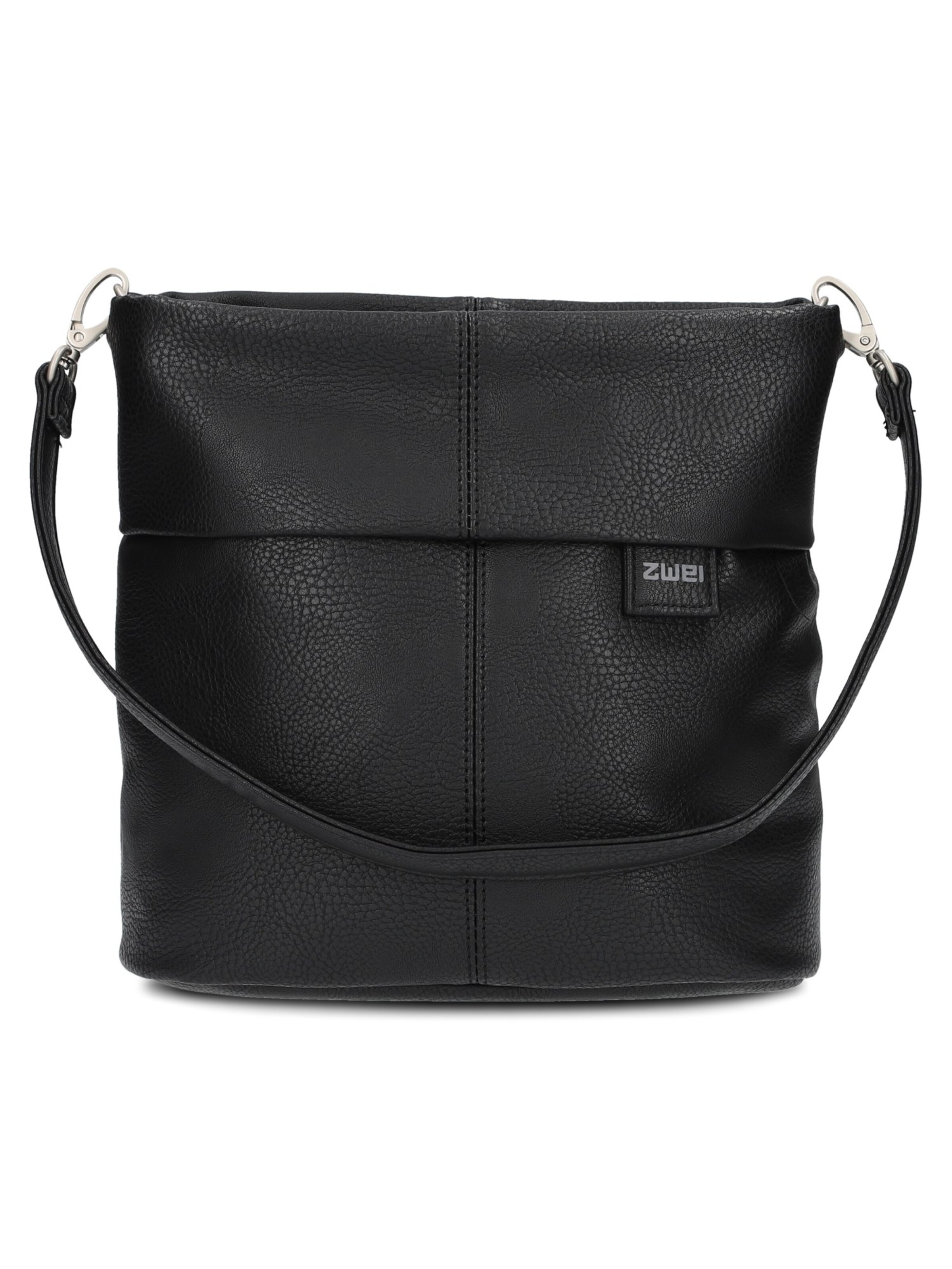ZWEI - Bolso de hombro 'MADEMOISELLE.M M8' en negro
