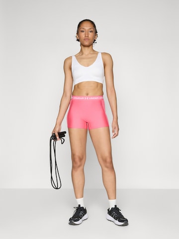 UNDER ARMOUR Скинни Спортивные штаны в Ярко-розовый