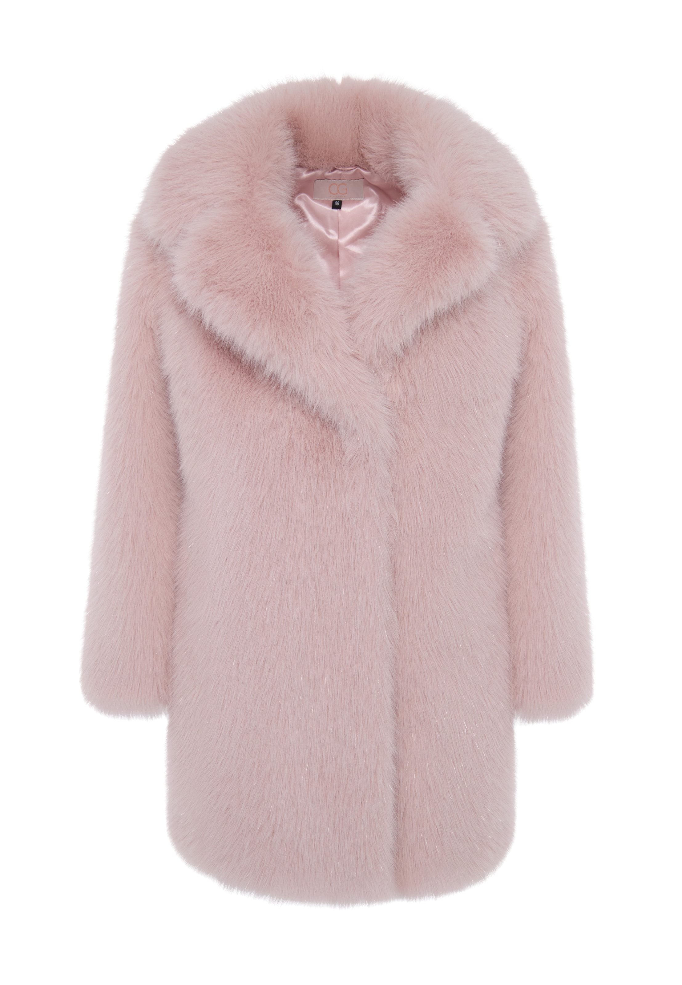 CESARE GASPARI Winter coat in Pink: front