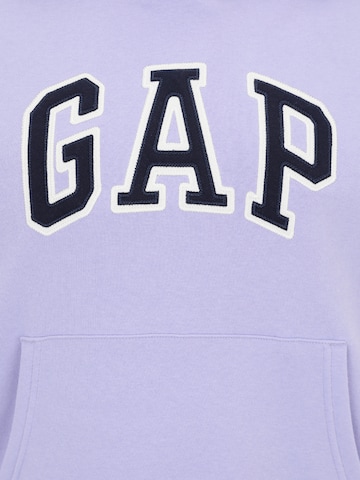 Gap Petite Sweatshirt 'HERITAGE' in Lila