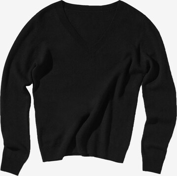 MANGO Sweater 'Serranov' in Black: front