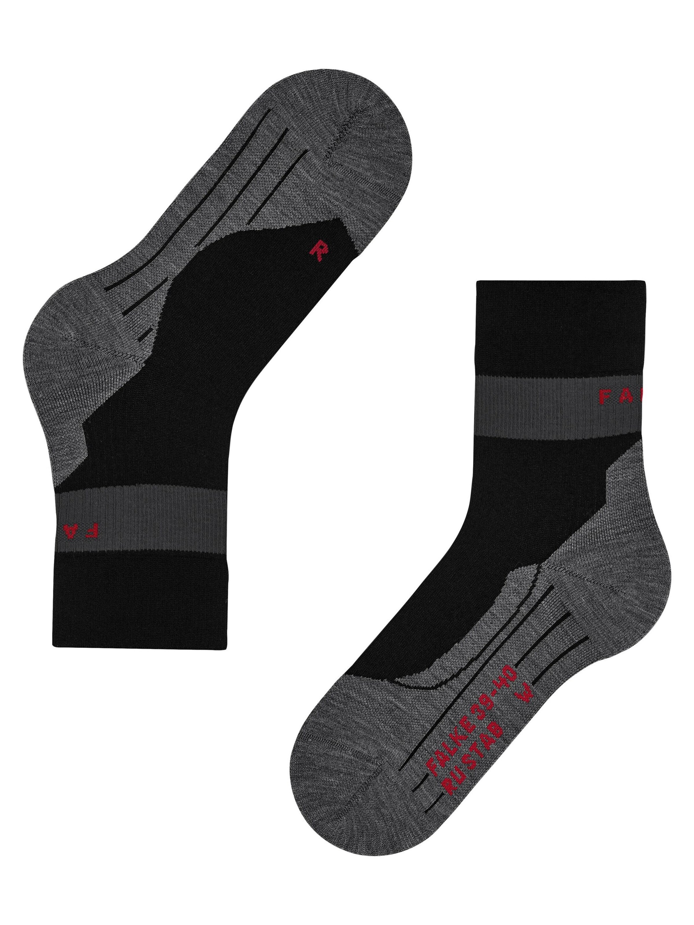 FALKE Athletic Socks 'RU Compression Stabilizing' in Black