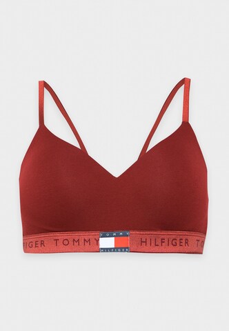 Tommy Hilfiger Underwear Сутиен с триъгълни чашки Сутиен в червено: отпред