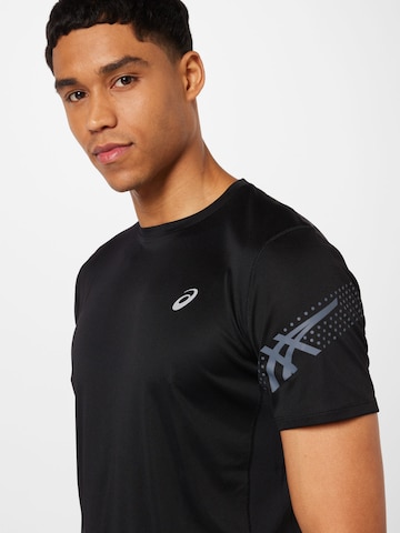 ASICS Sportshirt in Schwarz