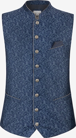 STOCKERPOINT Traditional vest 'Edward' in Blue: front