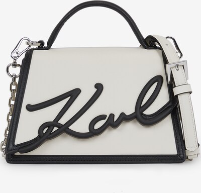 Karl Lagerfeld Taška přes rameno - černá / stříbrná / bílá, Produkt